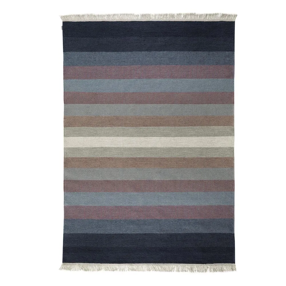 Tappeto Tofta Wave 80x250 cm, Blue Kateha