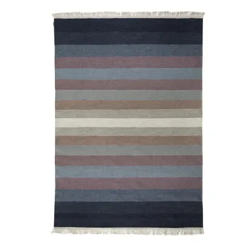 Tappeto Tofta Wave 80x250 cm - Blue - Kateha