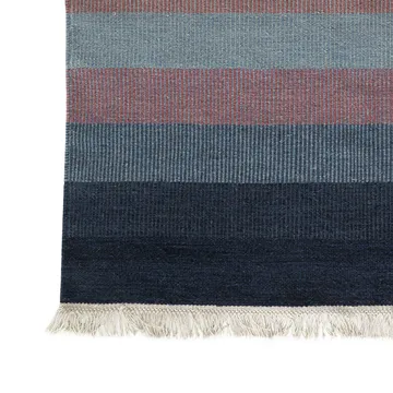Tappeto Tofta Wave 80x250 cm - Blue - Kateha