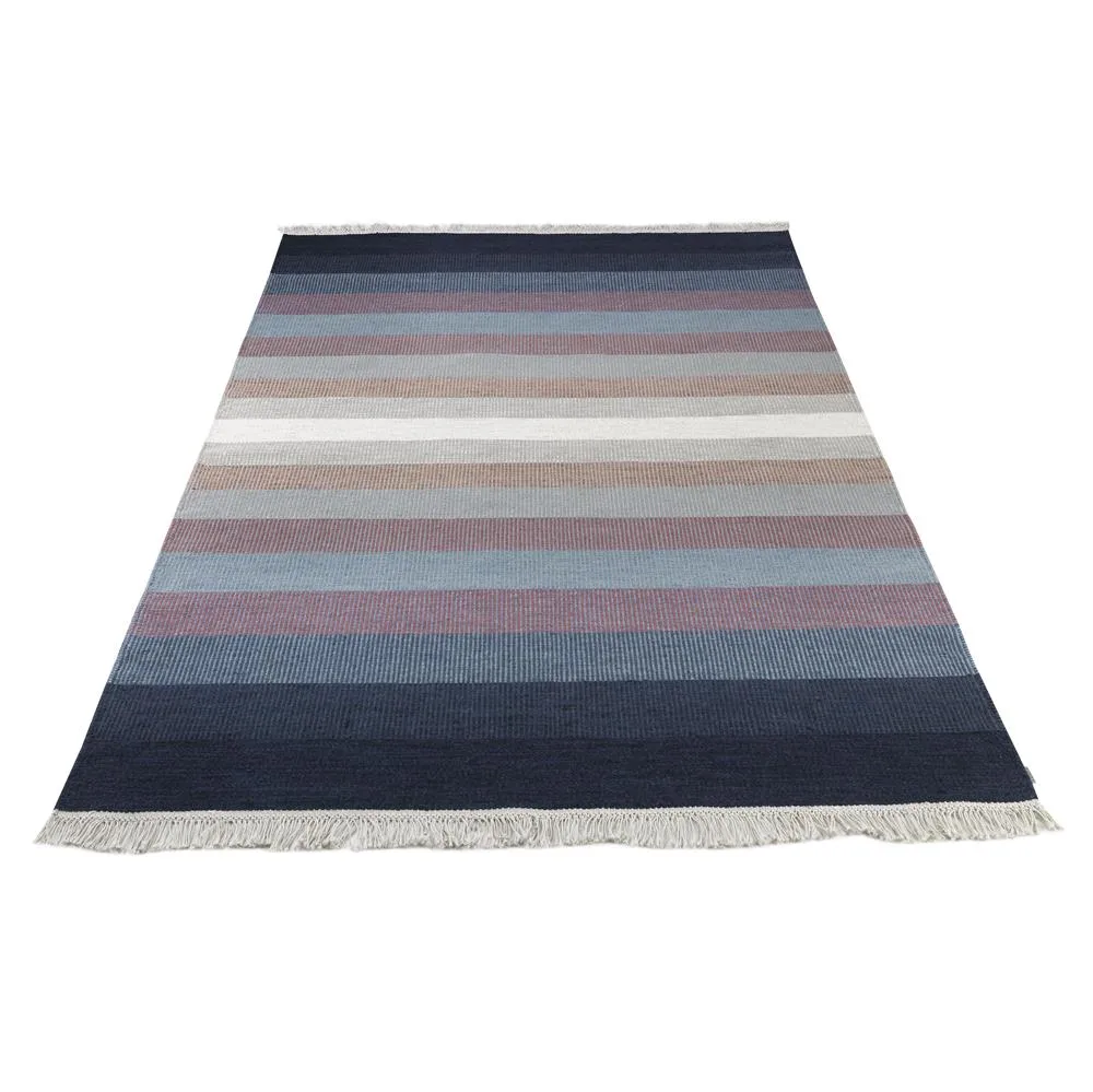 Tappeto Tofta Wave 80x250 cm, Blue Kateha