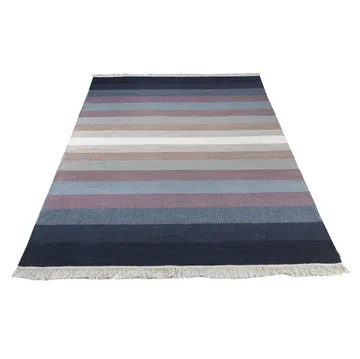 Tappeto Tofta Wave 80x250 cm - Blue - Kateha