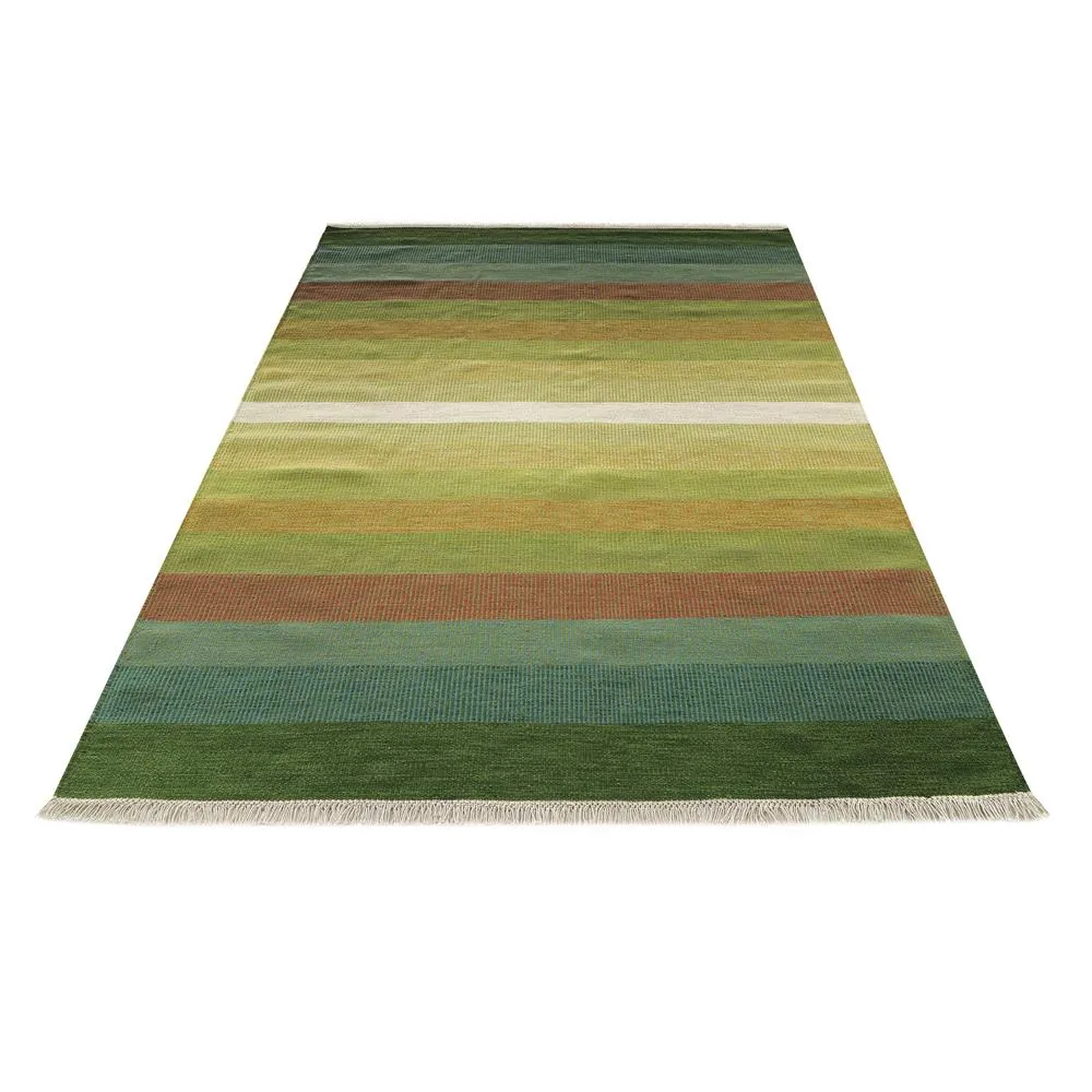 Tappeto Tofta Wave 80x250 cm, Green Kateha