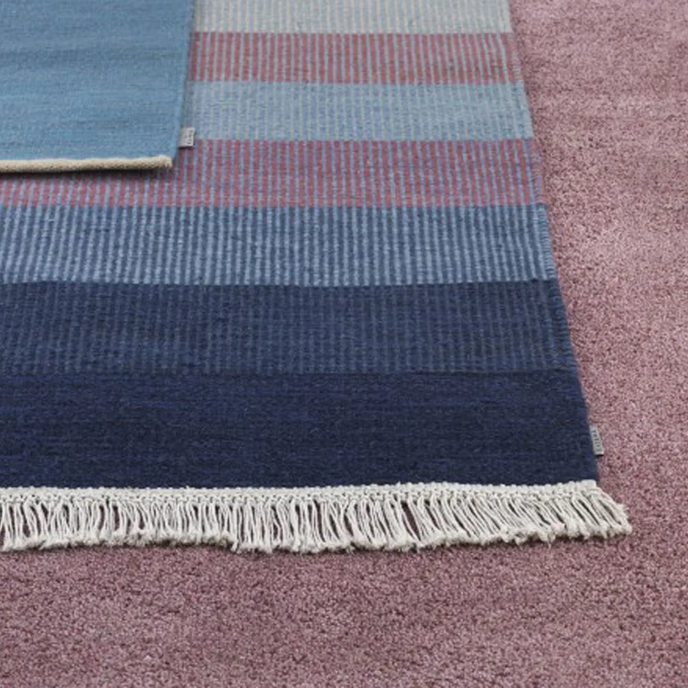 Tappeto Tofta Wave, Blue, 170x240 cm Kateha