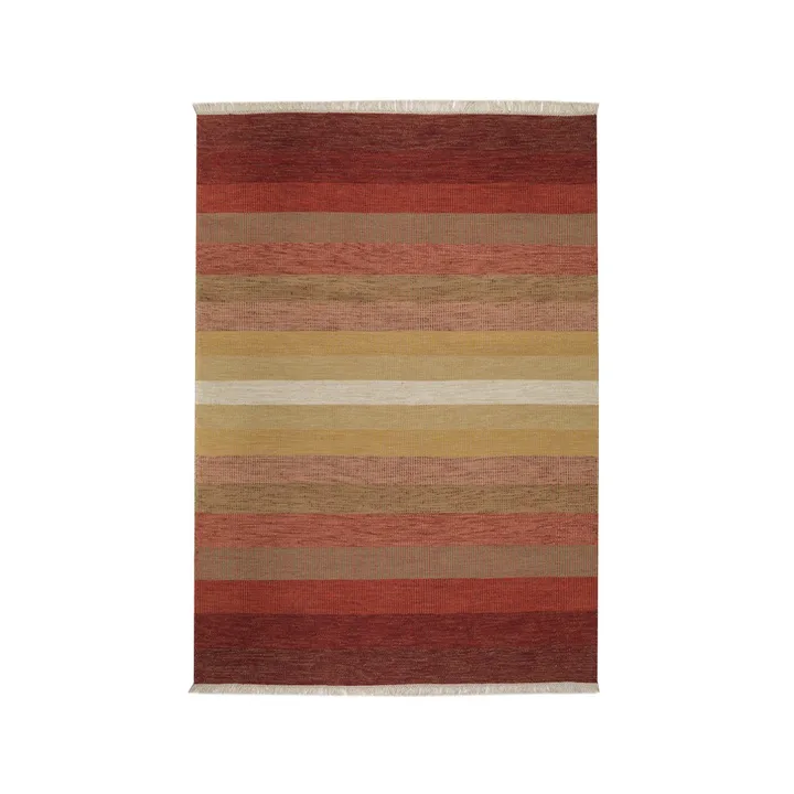 Tappeto Tofta Wave - Red, 170x240 cm - Kateha