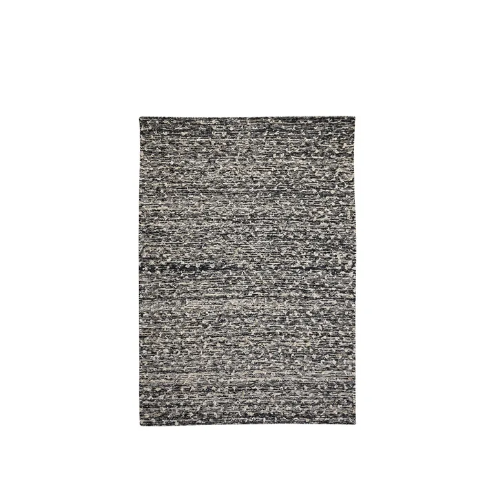 Tappeto Woolly - Black/white, 170x240 cm - Kateha