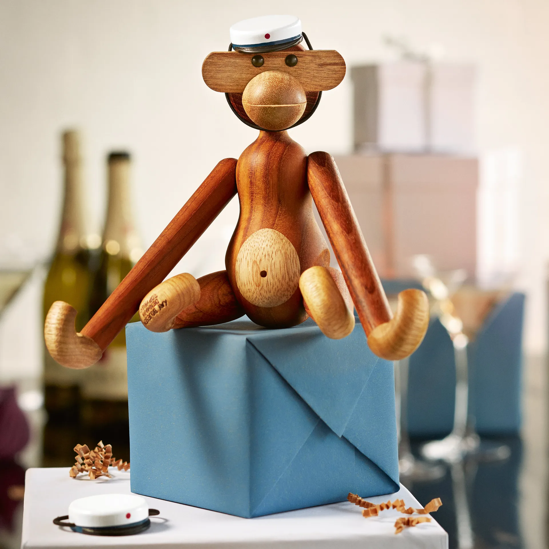 Berretto da studente Kay Bojesen per scimmia piccola , blu Kay Bojesen Denmark