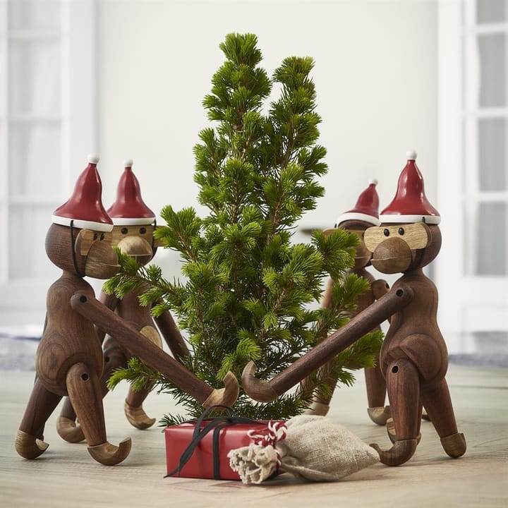 Cappello da Babbo Natale per scimmia piccola Kay Bojesen  - rosso - Kay Bojesen Denmark