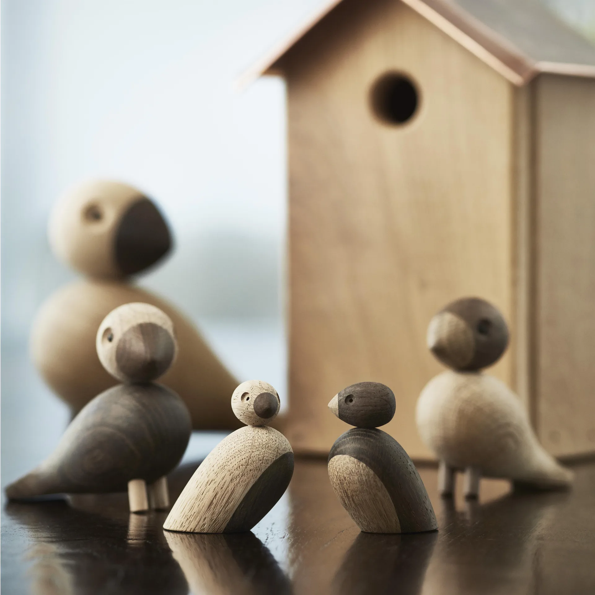 Confezione da 2 passeri Kay Bojesen, rovere Kay Bojesen Denmark