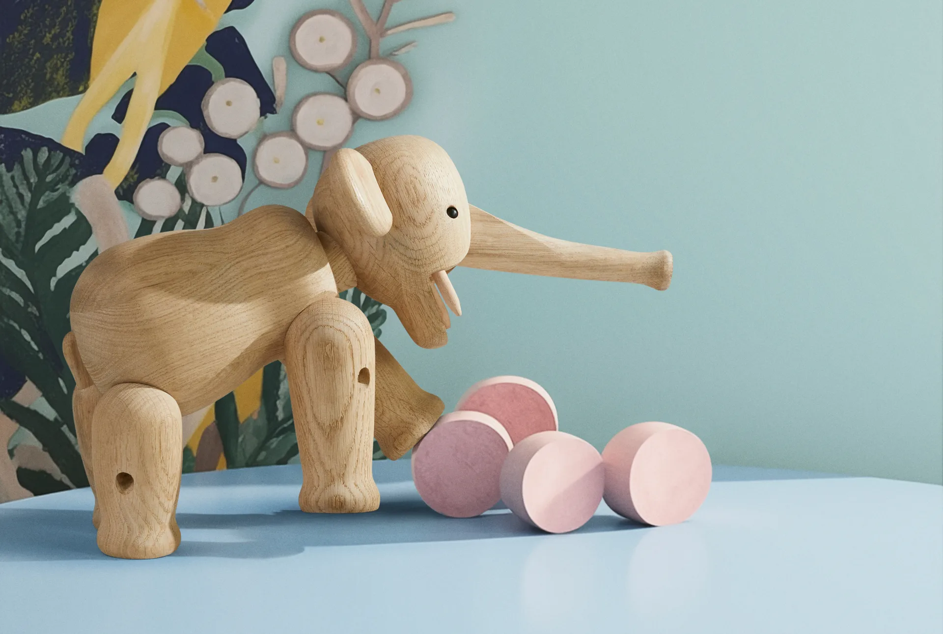 Elefante Kay Bojesen grande, Rovere Kay Bojesen Denmark