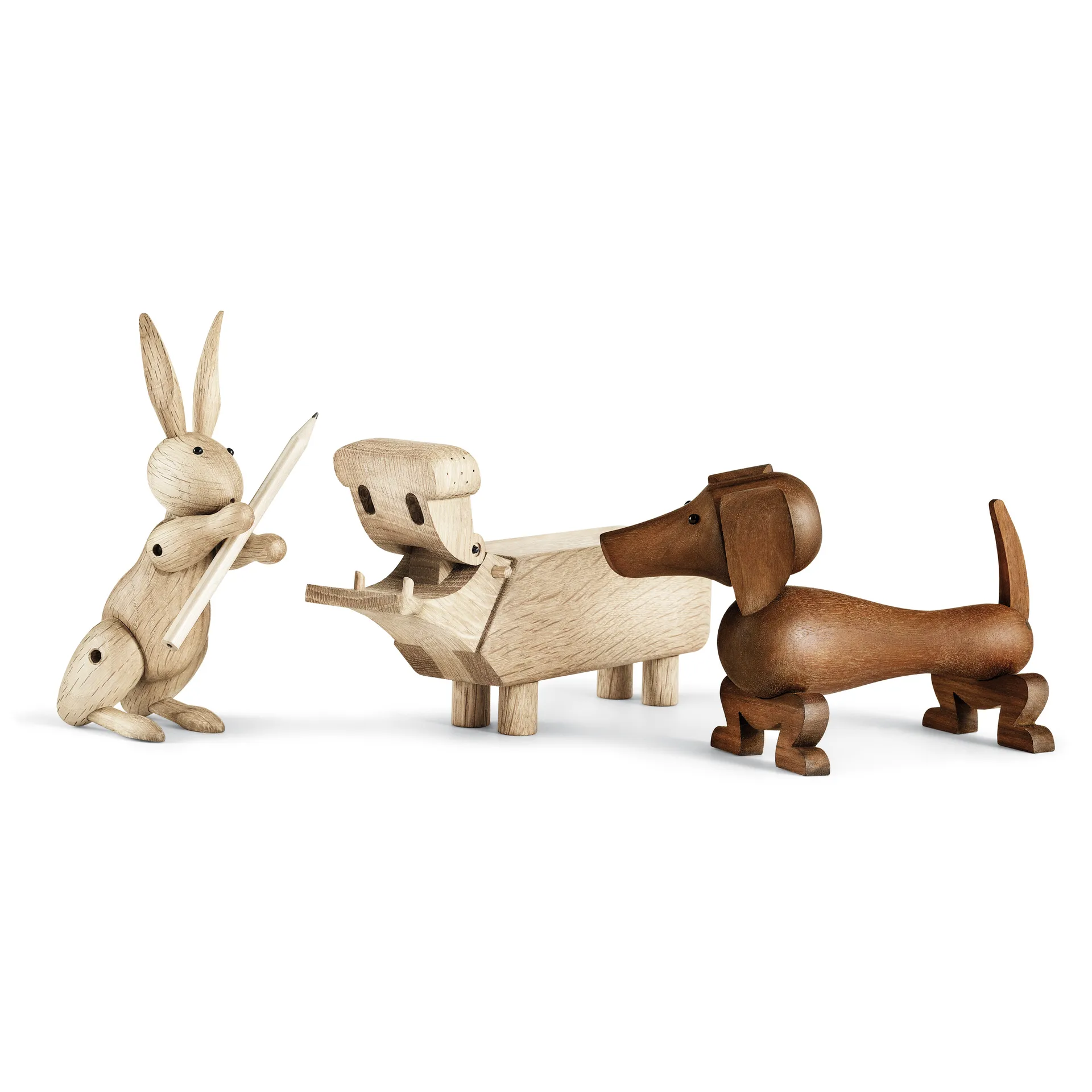 Kay Bojesen cane 18,5 cm, noce Kay Bojesen Denmark
