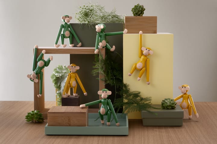 Kay Bojesen scimmia mini vintage, Giallo Kay Bojesen Denmark