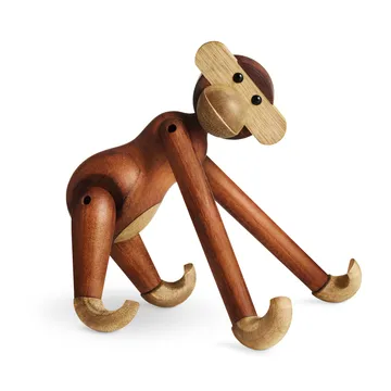 Kay Bojesen scimmia piccola - Teak-legno di limba, 20 cm - Kay Bojesen Denmark