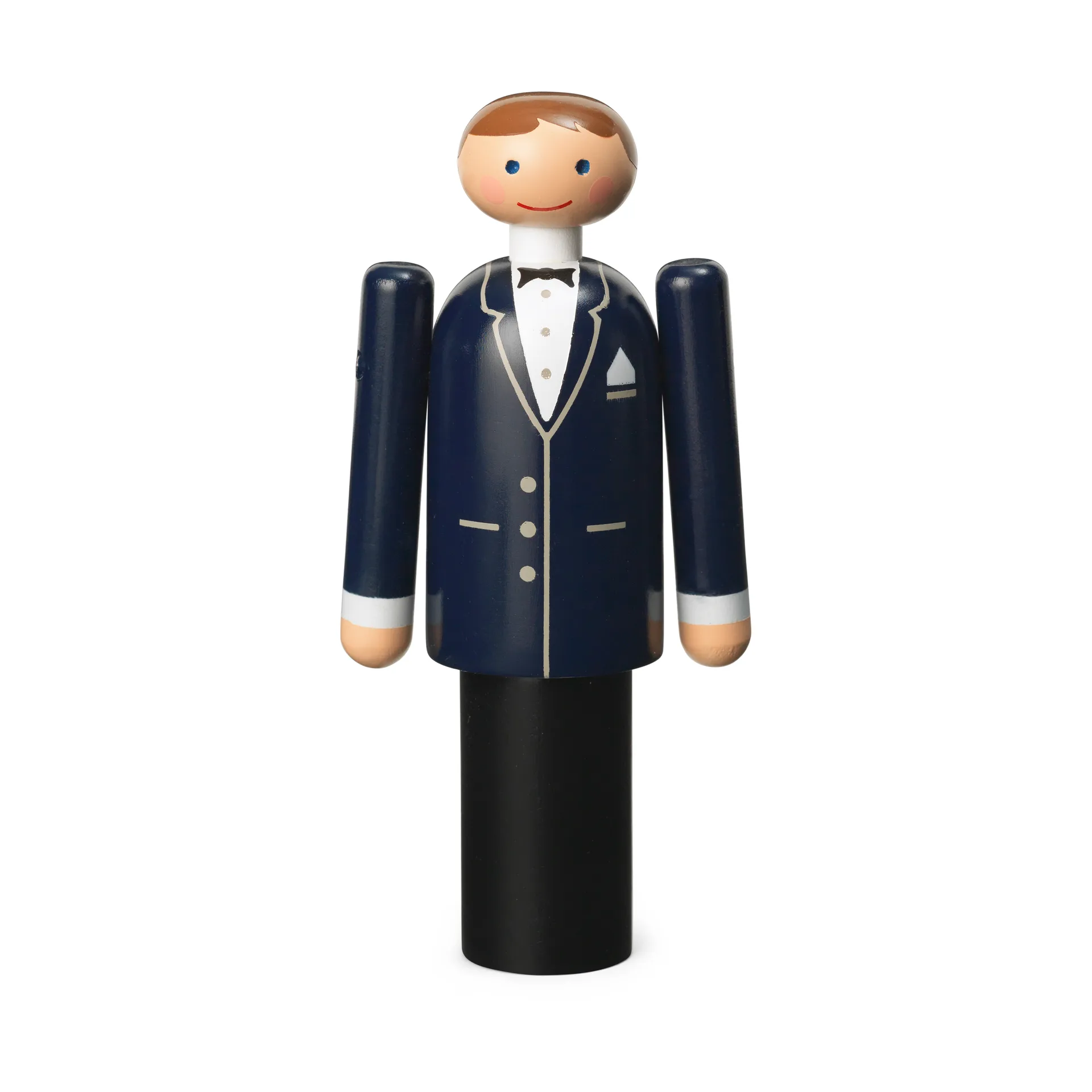 Kay Bojesen sposo, Blu-nero-bianco, 12 cm Kay Bojesen Denmark