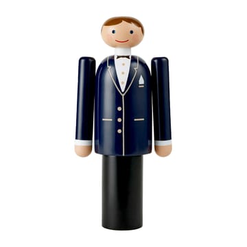 Kay Bojesen sposo - Nero, blu, bianco, 18 cm - Kay Bojesen Denmark