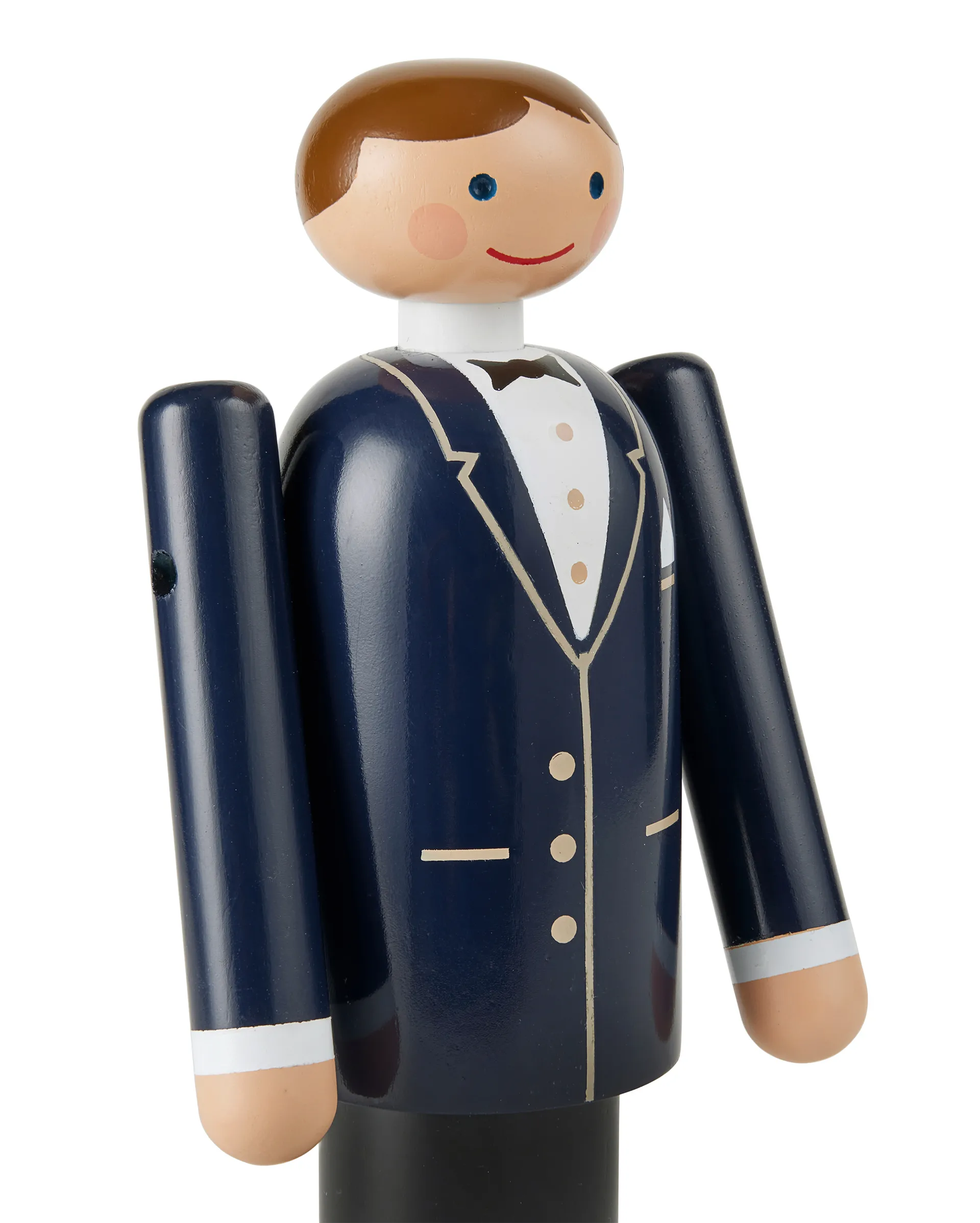 Kay Bojesen sposo, Nero, blu, bianco, 18 cm Kay Bojesen Denmark