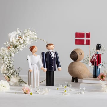 Kay Bojesen sposo - Nero, blu, bianco, 18 cm - Kay Bojesen Denmark