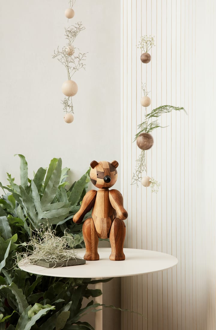 Orso in legno Kay Bojesen, edizione anniversario, legno misto, Medio Kay Bojesen Denmark