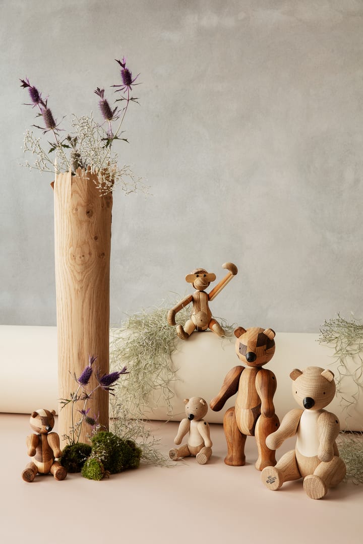 Orso in legno Kay Bojesen, edizione anniversario, legno misto, Medio Kay Bojesen Denmark