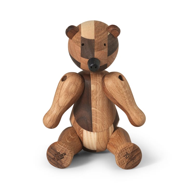 Orso in legno Kay Bojesen, edizione anniversario, legno misto - Piccolo - Kay Bojesen Denmark