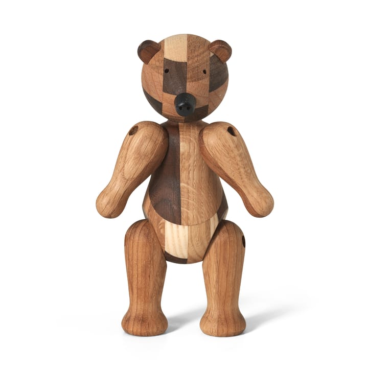 Orso in legno Kay Bojesen, edizione anniversario, legno misto - Piccolo - Kay Bojesen Denmark