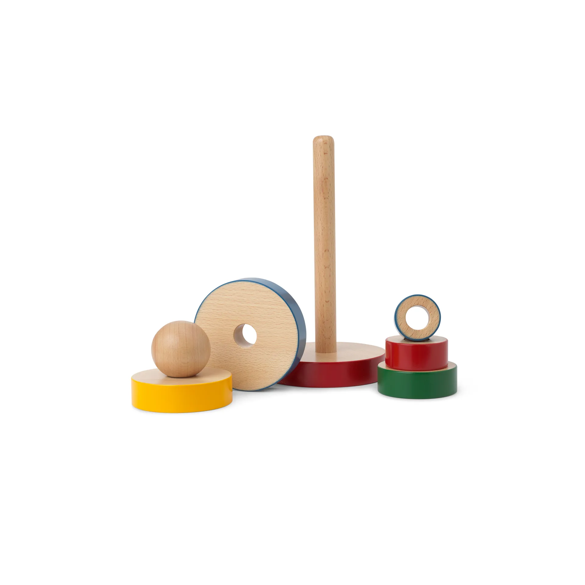 Piramide giocattolo impilabile Kay Bojesen, Multicolore Kay Bojesen Denmark