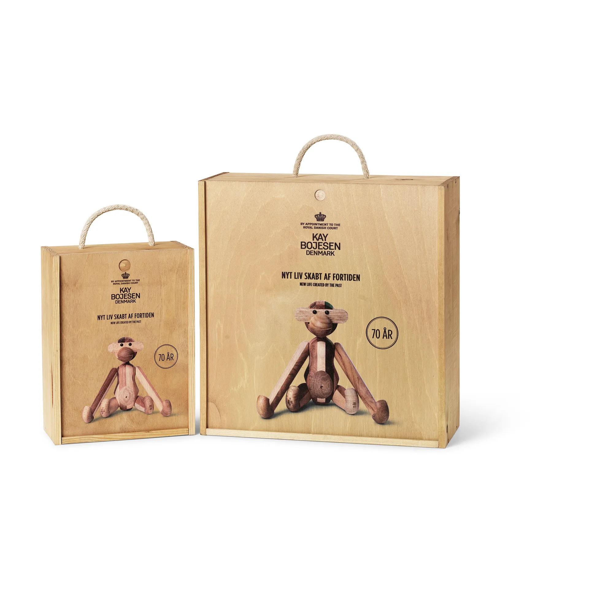 Scimmia Kay Bojesen Anniversary Edition in legno misto, Piccolo Kay Bojesen Denmark