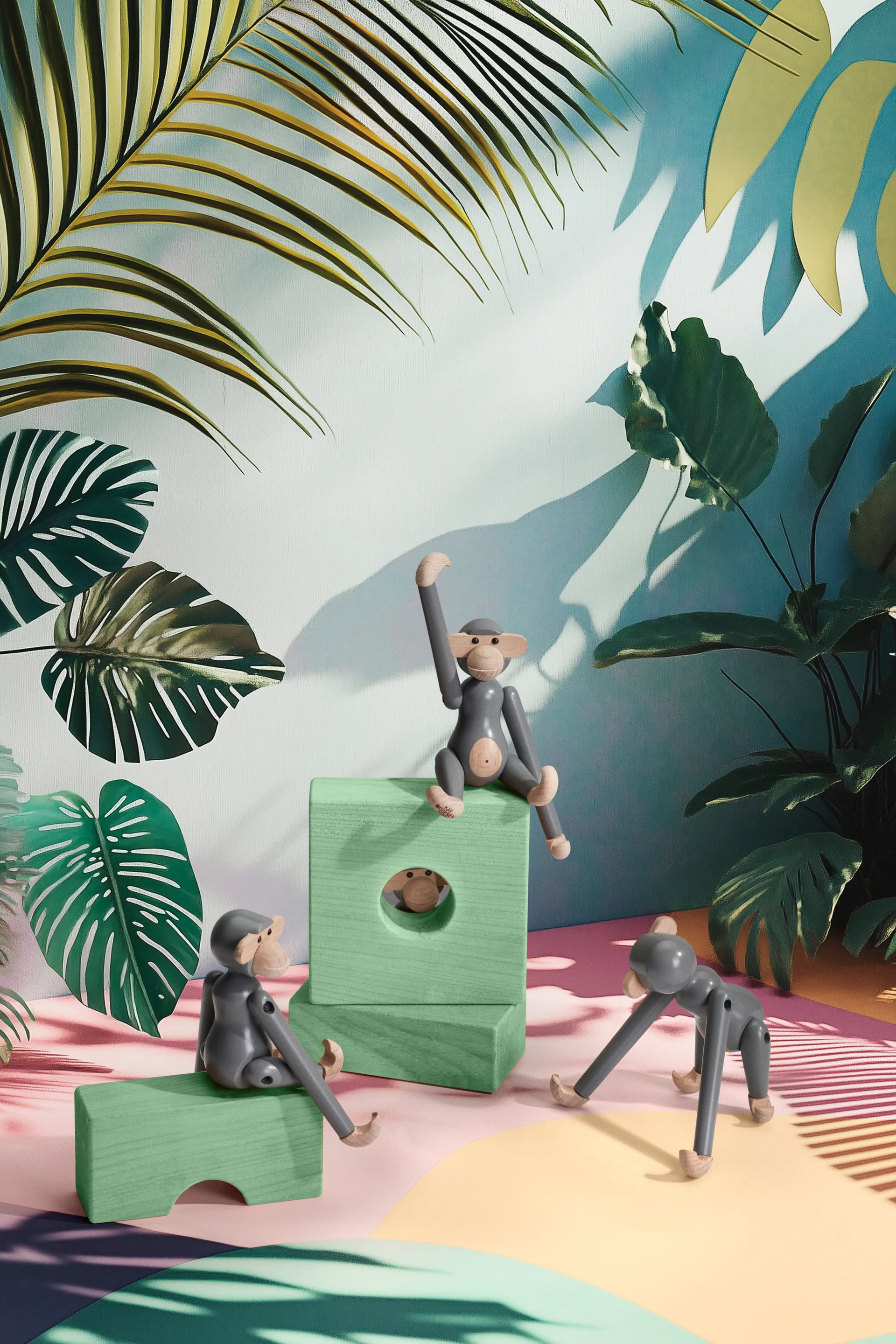 Scimmia Kay Bojesen mini, Grigio Kay Bojesen Denmark