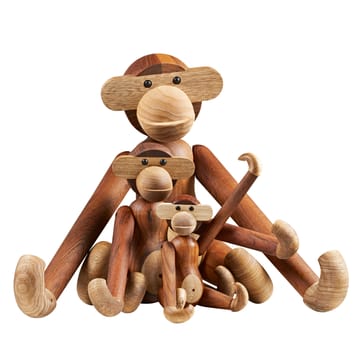 Scimmia Kay Bojesen mini - legno di teak-limba  - Kay Bojesen Denmark