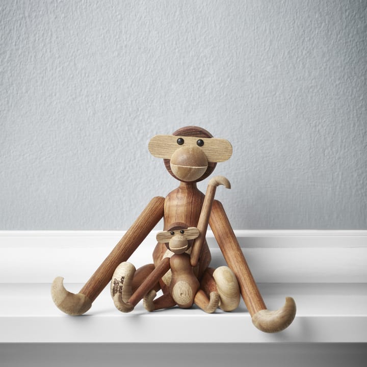 Scimmia Kay Bojesen mini - legno di teak-limba  - Kay Bojesen Denmark