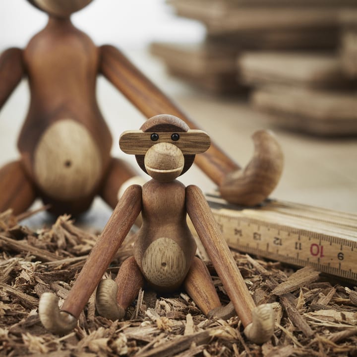 Scimmia Kay Bojesen mini - legno di teak-limba  - Kay Bojesen Denmark