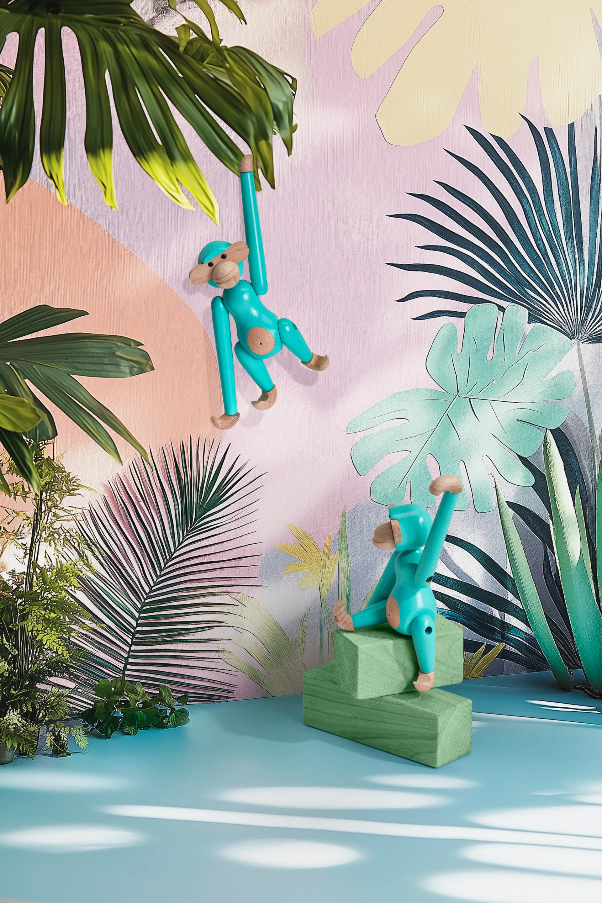 Scimmia Kay Bojesen mini, Turchese Kay Bojesen Denmark