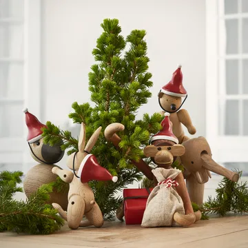 Scimmietta con cappello da Babbo Natale - Kay Bojesen Denmark