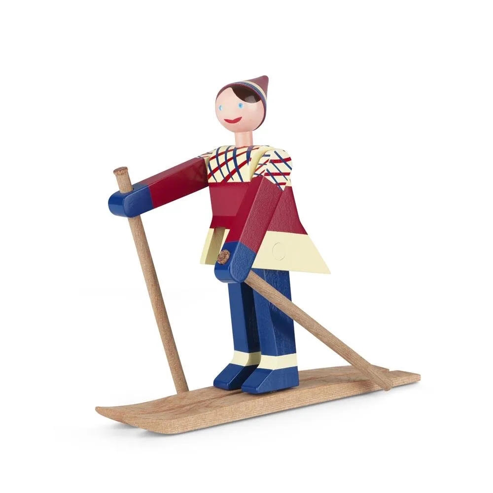 Statuina sciatore Kay Bojesen, Datti (rosso) Kay Bojesen Denmark
