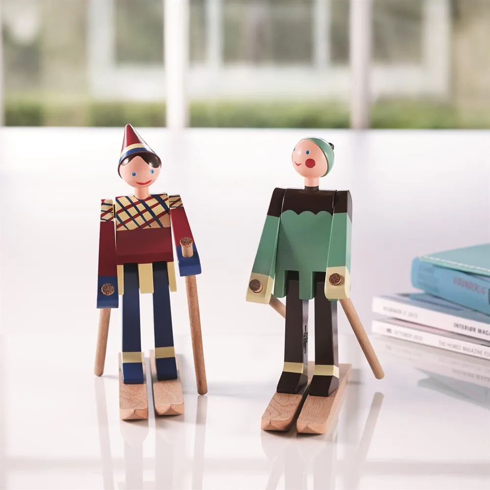 Statuina sciatore Kay Bojesen, Datti (rosso) Kay Bojesen Denmark