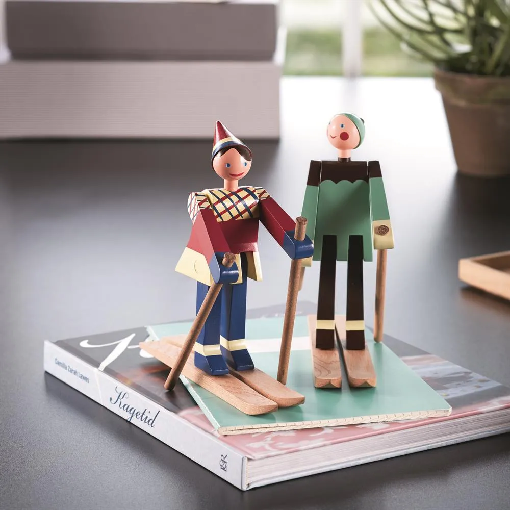 Statuina sciatore Kay Bojesen, Datti (rosso) Kay Bojesen Denmark