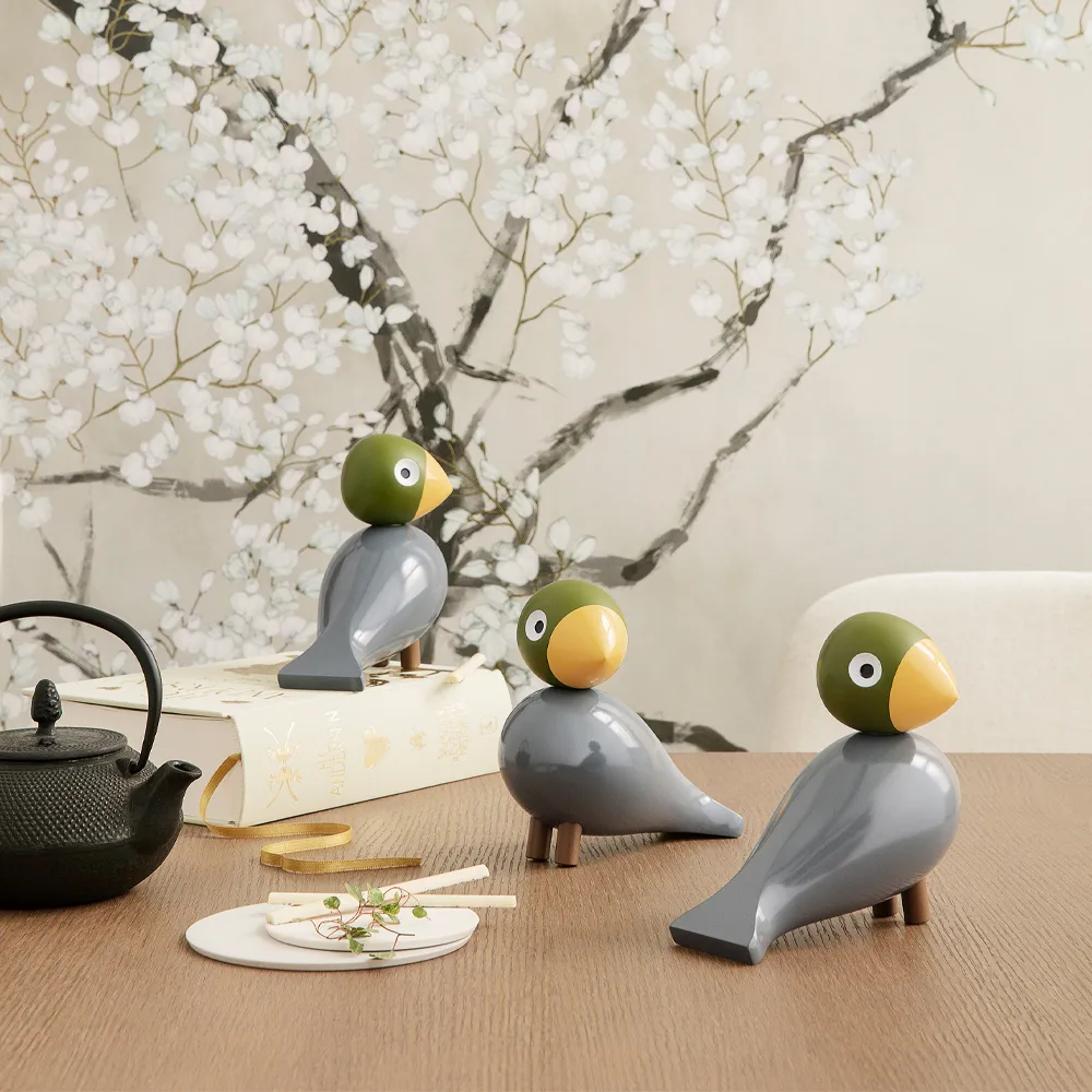 Uccello canterino Nightingale, Aqua Kay Bojesen Denmark