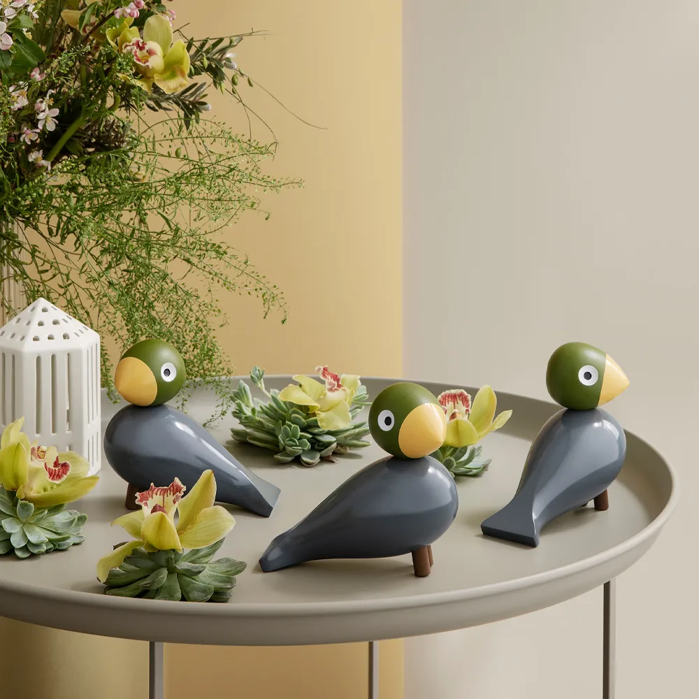 Uccello canterino Nightingale, Aqua Kay Bojesen Denmark