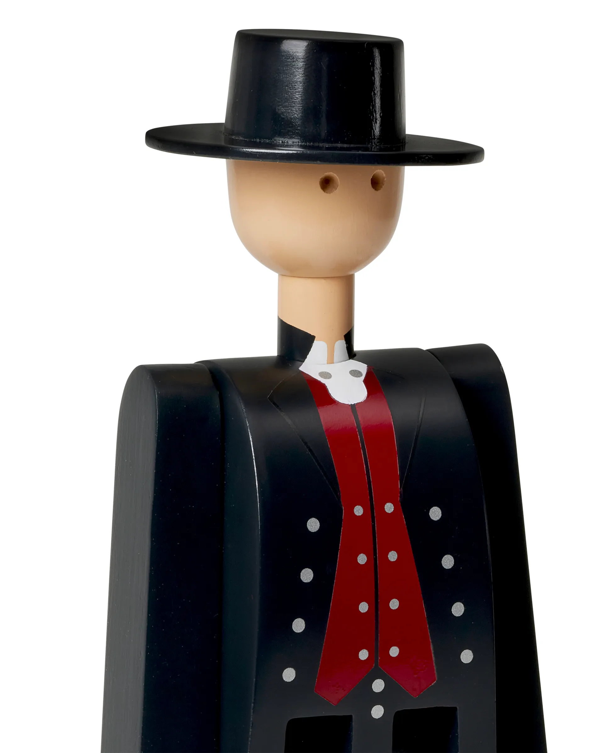 Uomo in abiti tradizionali norvegesi Kay Bojesen, Nero-rosso-bianco Kay Bojesen Denmark