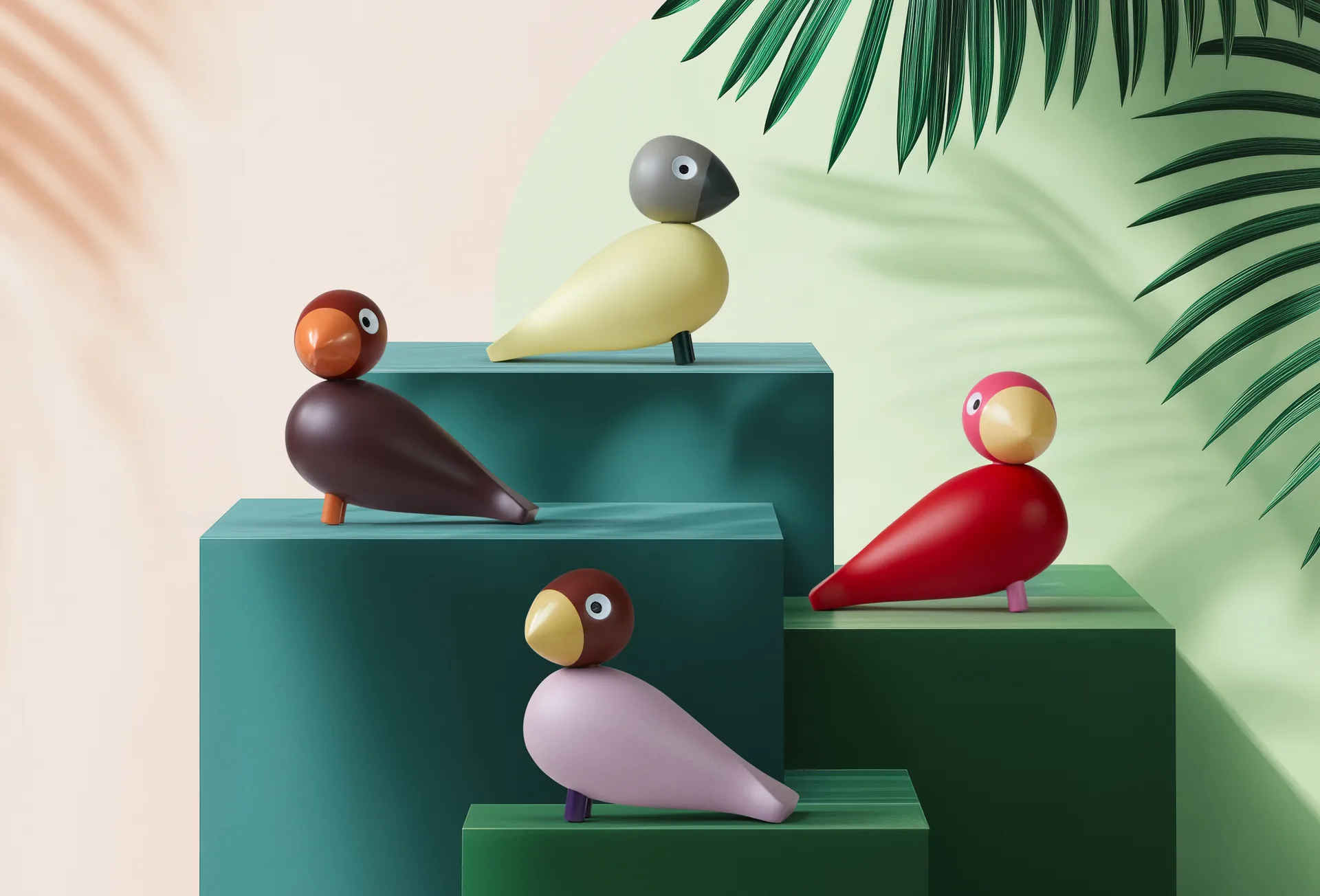 Year Bird Kay Bojesen 2025 Bella, Crema-grigio Kay Bojesen Denmark