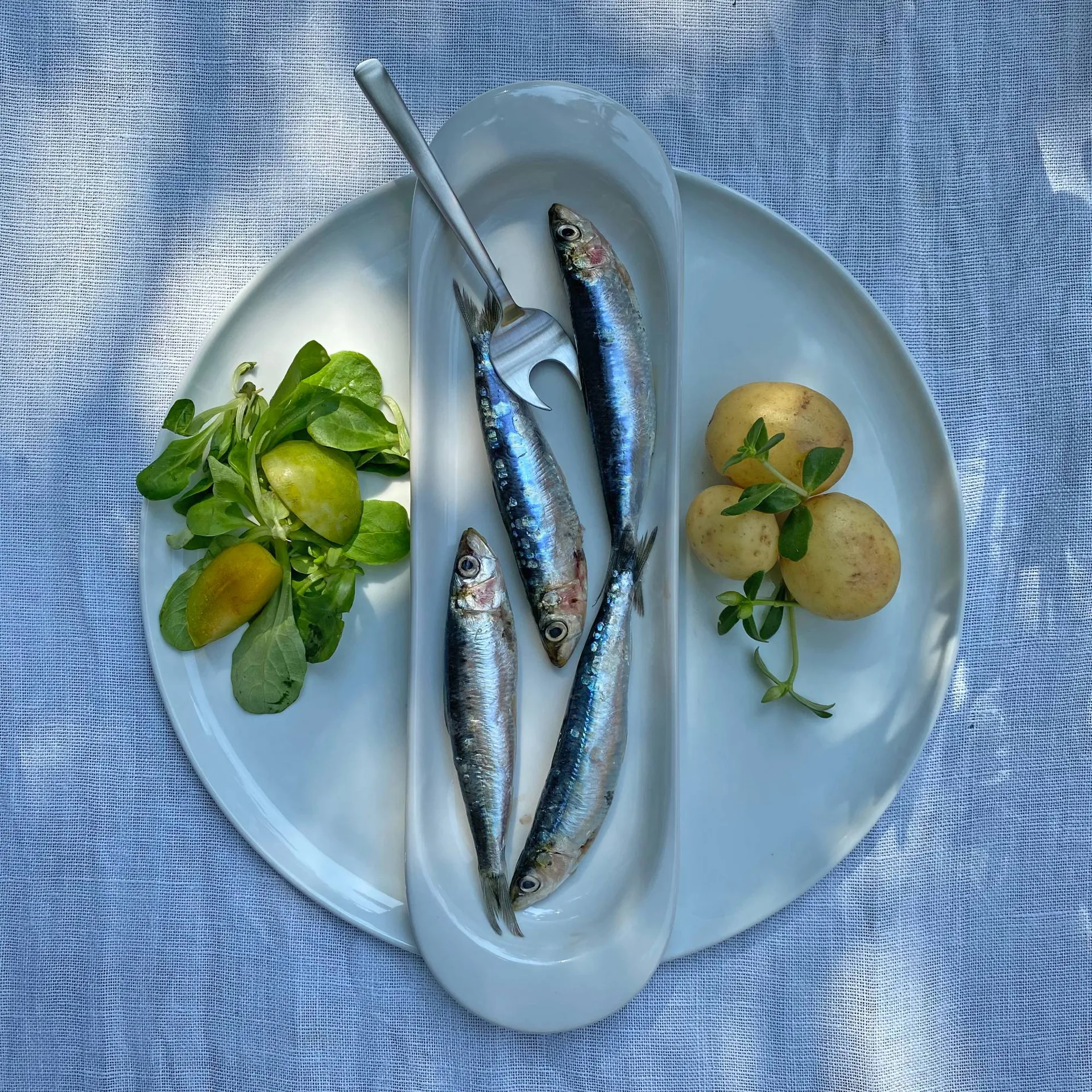 Piatto WING, 30 cm, Bianco Kay Bojesen