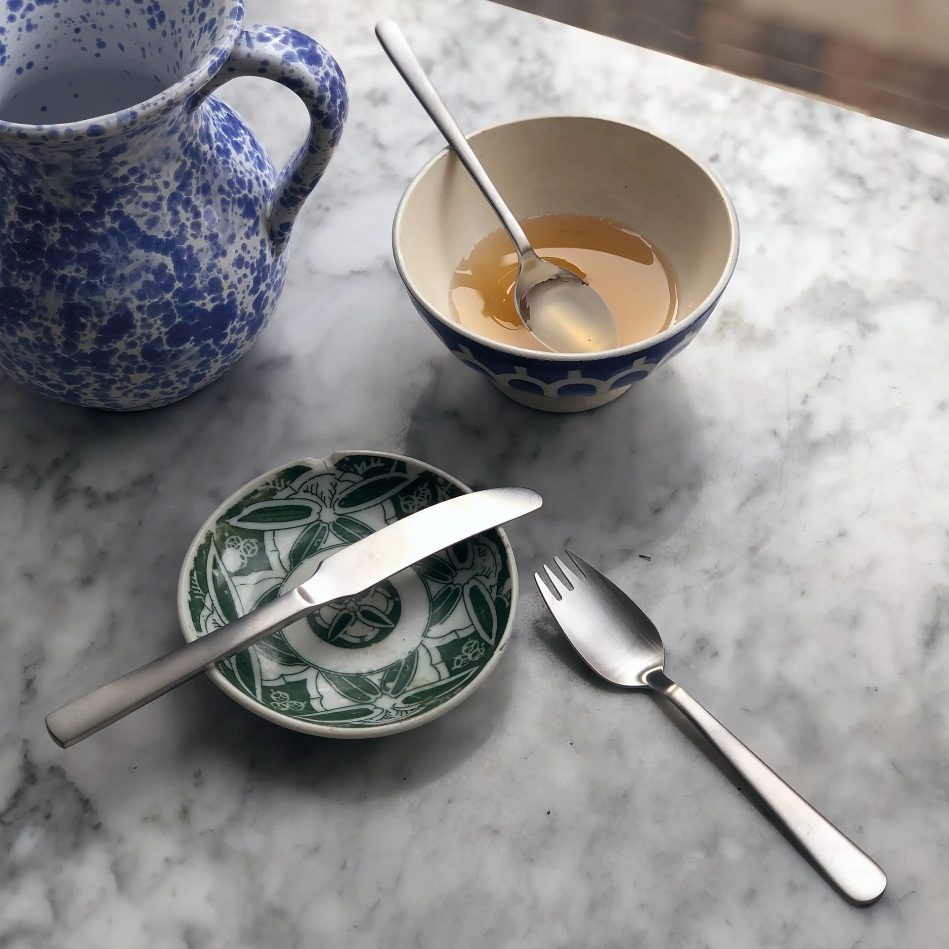 Posate e tovaglietta per bambini Grand Prix, 4 pezzi, Acciaio lucido Kay Bojesen