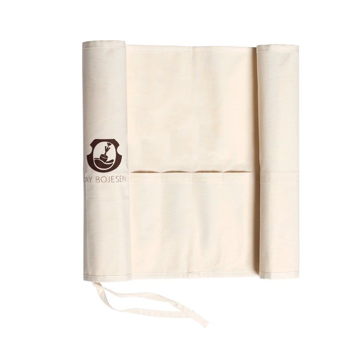 Sacchetto portaposate Grand Prix, 16 tasche - White canvas - Kay Bojesen