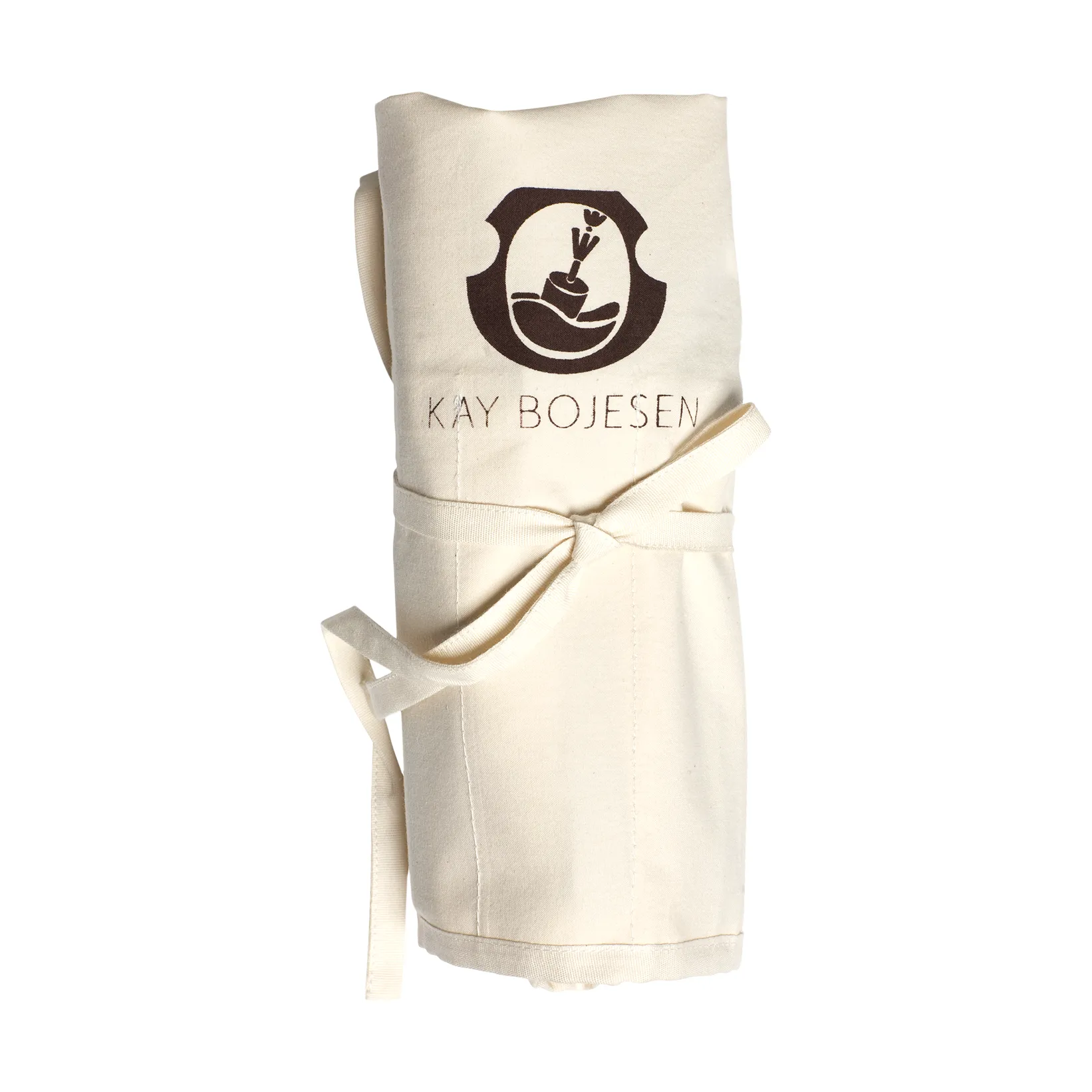 Sacchetto portaposate Grand Prix, 16 tasche, White canvas Kay Bojesen