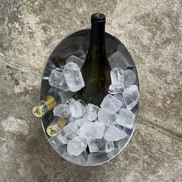 Secchiello per il vino COOLER, 20 cm - Acciaio lucido - Kay Bojesen