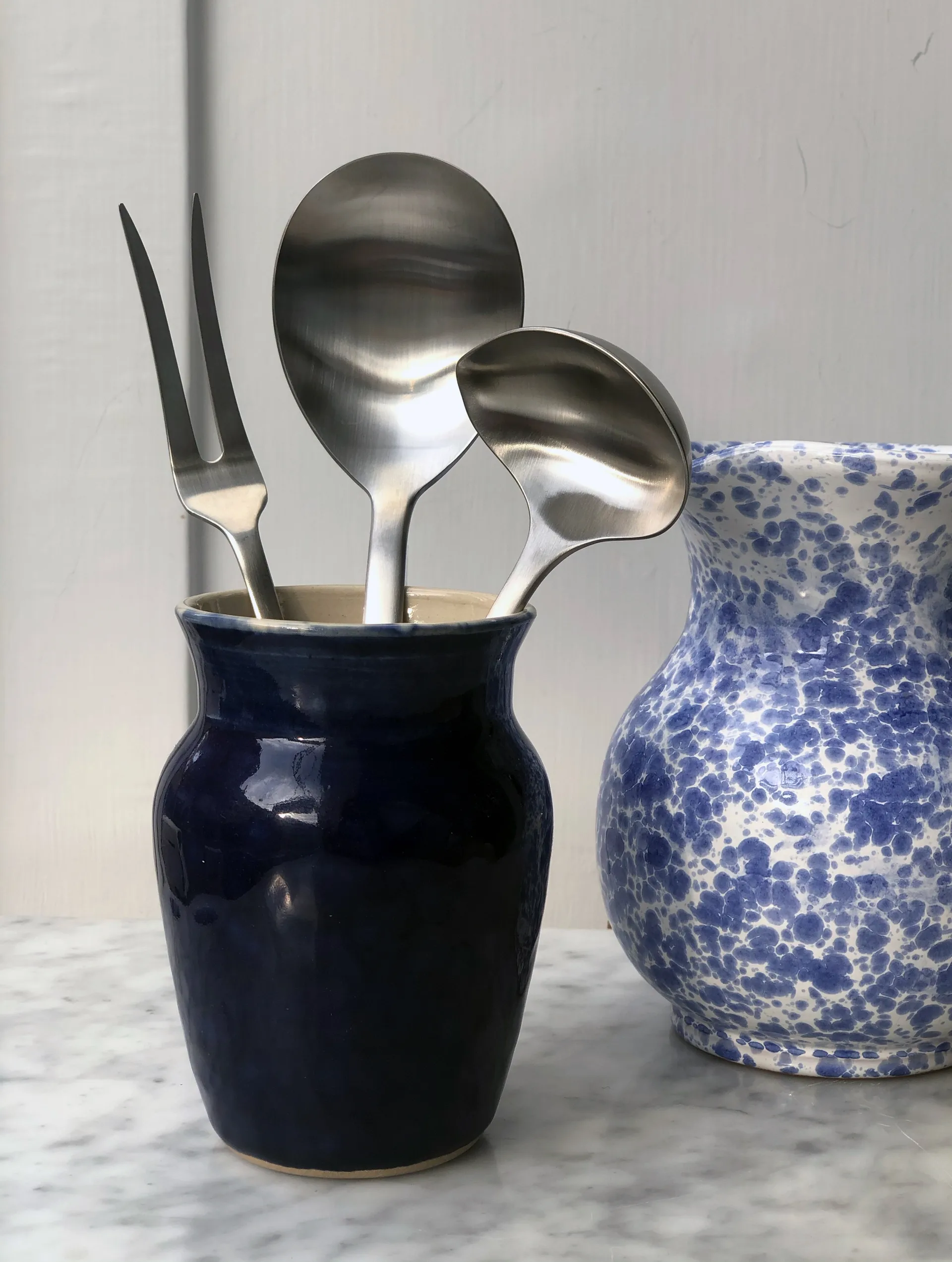 Set Grand Prix posate da portata, 3 pezzi, Acciaio lucido Kay Bojesen