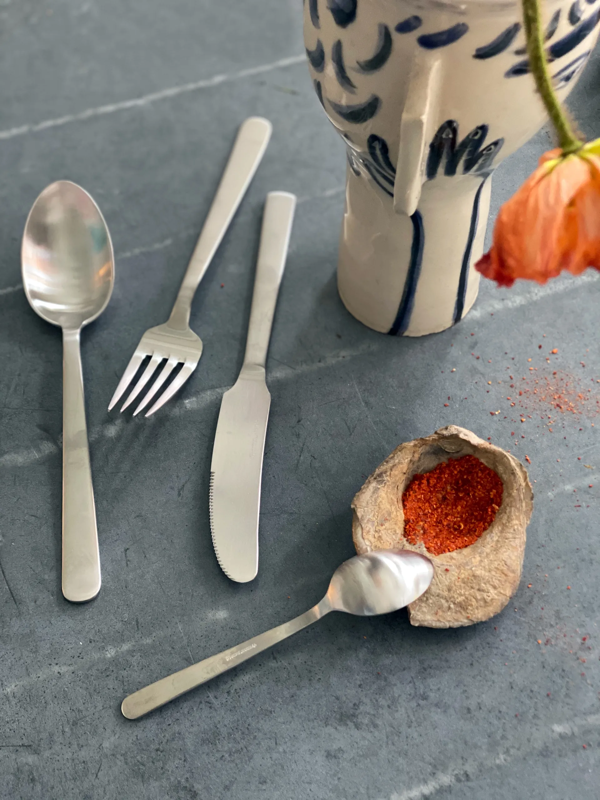 Set posate Grand Prix, 24 pezzi, Acciaio lucido Kay Bojesen