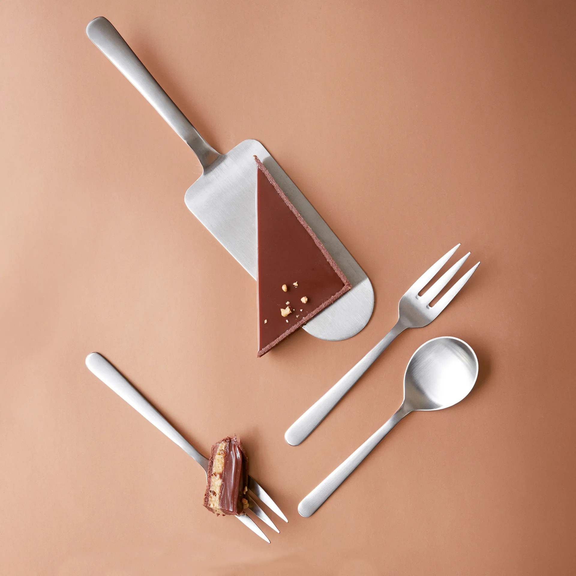 Spatola per torta Grand Prix da 22,5 cm, Polished steel Kay Bojesen