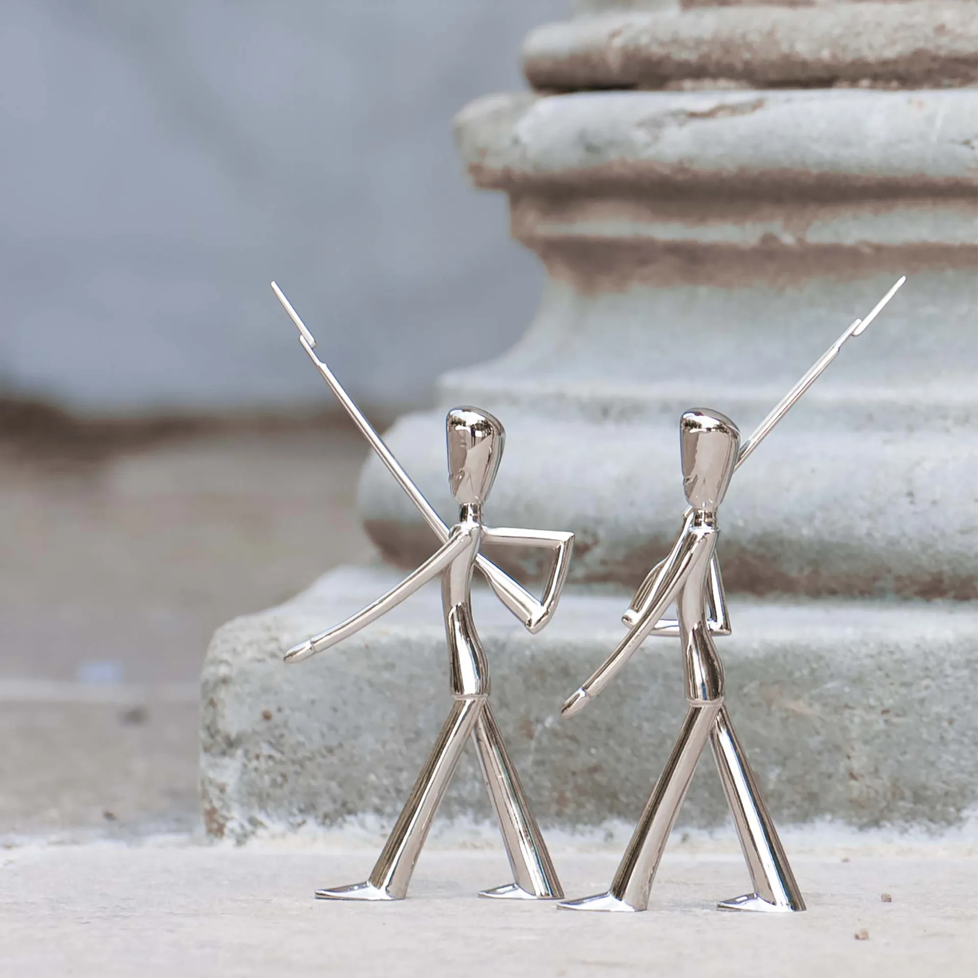 Statuina Royal Guard, 16 cm, Acciaio lucido Kay Bojesen
