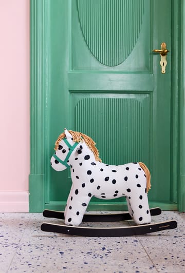 Cavallo a dondolo Pippi - Bianco-nero - Kid's Concept