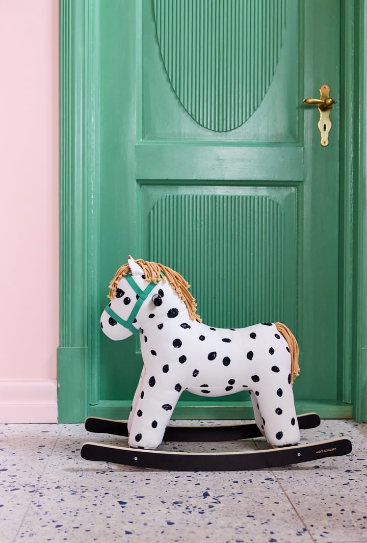 Cavallo a dondolo Pippi, Bianco-nero Kid's Concept